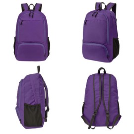 HYCOPROT 35L Packable Backpack Ultra Lightweight Foldable Rucksack Water Resistent Breathable Bag for Men Women Outdoor Camping Walking Hiking Climbing Travel Daypack (Purple-1)