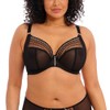 Elomi Women's Matilda Plunge Bra. Three-Piece Cups, Sheer Mesh Cups,