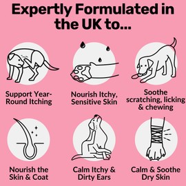 NutriPaw NutriPaw All-Itch Immunity Treats For Dogs - Soothe Itchy Paws, Eyes, Ears, Skin - Stop Itching, Licking, Scratching - Perfect for Small, Medium & Large Dogs - Supports Seasonal Itching