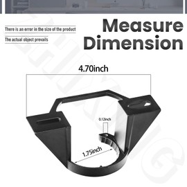 Ceiling Fan Mounting Bracket Mounting Kits Fan Components for Cathedral Canopy Living Room, 77059 Ceiling Fan Parts Black (Without Wire)