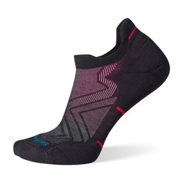 Smartwool Women's Run Targeted Cushion Stripe Low Ankle Socks, black