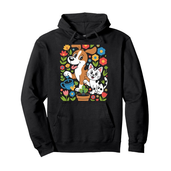 Puppy and Kitten Mama – Dog and Cat Lover Pullover