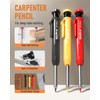 Nicpro 28 Pack Carpenter Pencil Set with Sharpener, Mechanical Carpenter