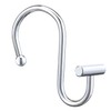 Gracelife Shower Curtain Hooks,Set of 12 Rust Resistant Metal Shower