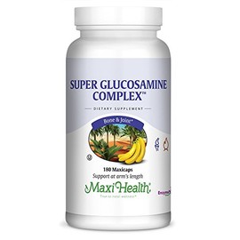 Maxi Health Super Glucosamine Complex - Joint Formula - with MSM - 180 Capsules - Kosher