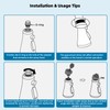 Hibbent Metal Pull Down Spray Head for Kitchen Faucet, Kitchen