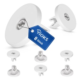 VIOKS 8 x Dishwasher Lower Basket Replacement for AEG Zanussi Electrolux Juno Zanker 5026997100/3 5028696500/4 5028696400/7 Wheels for Dishwasher Basket - Wheels Dishwasher Wheels Lower Basket