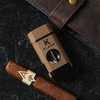 KLARO Triple Torch Lighter and V-Cut Cutter – Spring-Loaded V-Cut,