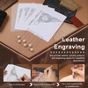 BUTUZE Leather Tools, Leather Crafting Kit with Leather Tool Rack,