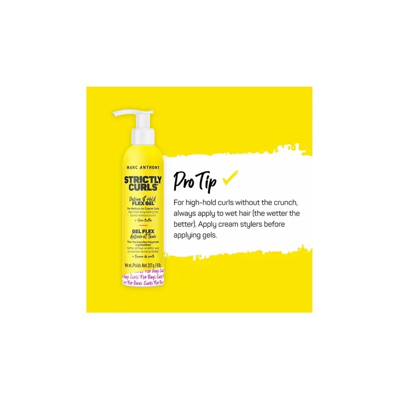 Marc Anthony Strictly Curls Define & Hold Flex Gel Rizos