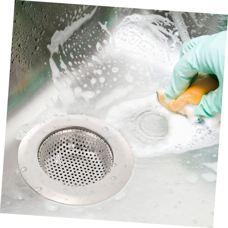 Operitacx 3Pcs Stainless Steel Sink Strainer Clogging Kitchen Filter with