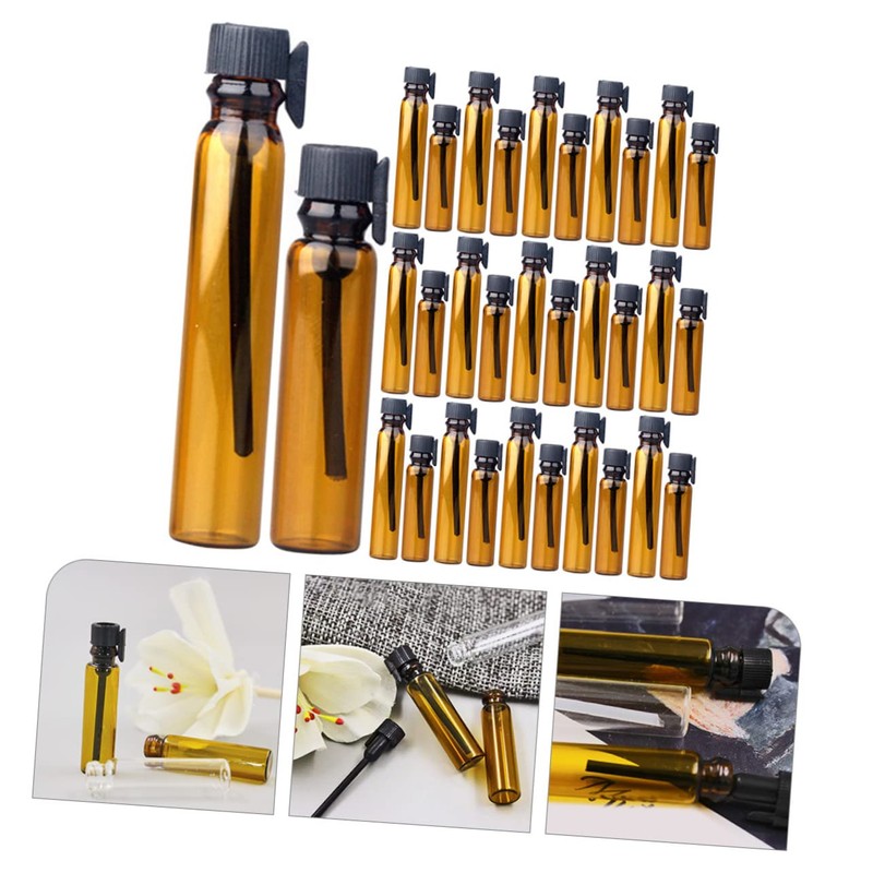 DOITOOL 3sets Roller Bottles for Essential Oils 1ml 2ml Sub