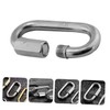 VILLFUL 5pcs Stainless Steel Chain Connectors Quick Link Chain Connector