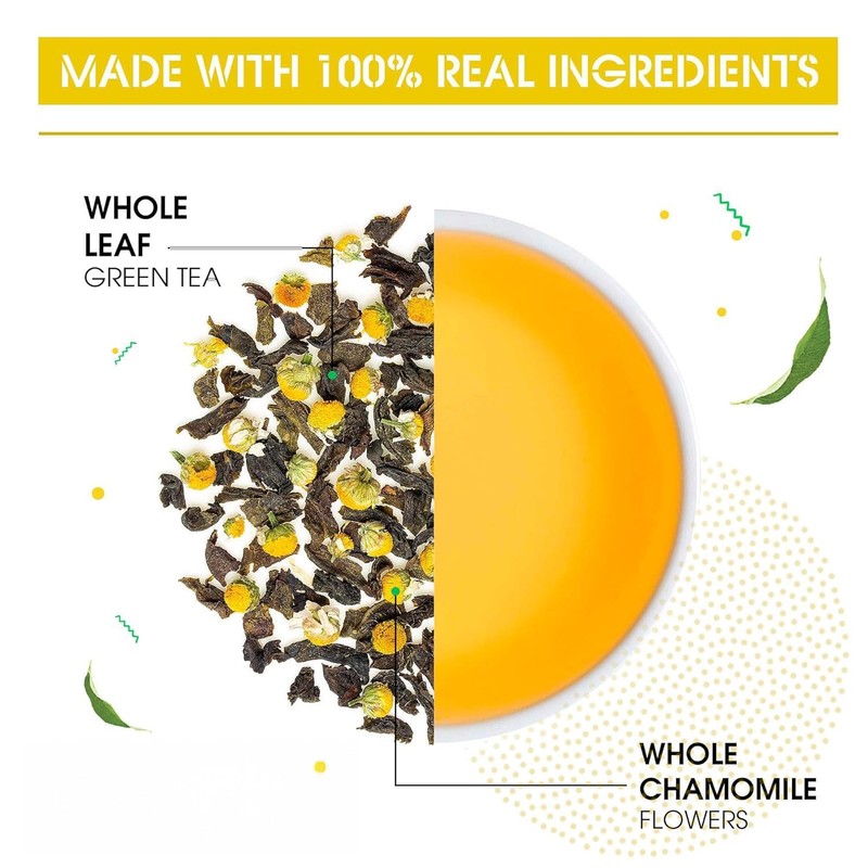 Teabox Premium Darjeeling Green Tea With Chamomile Flowers | 100%