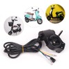 KOOBOOK 1Pcs 12V-72V E-Bike Universal Thumb Throttle LED Display Voltage