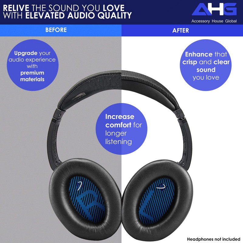 AHG Accessory House Global V4 QC15 Replacement Headband Pad Kit