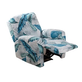 Eco-Ancheng Recliner Slipcovers 4-Pieces Recliner Chair Covers Lazy Boy Chair Covers Stretch Recliner Couch Covers Fitted Non Slip Reclining Slipcovers Furniture Protector for Recliner with Pocket