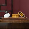 FUNSUEI 11.8 x 5.1 Inches Set of 6 Wooden Serving