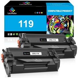 LeciRoba 119 Black Toner Cartridge Replacement for Canon 119 CRG-119 II Toner for Canon imageCLASS MF5800 /5900/6100 Series, MF410 Series, LBP6300 / 6600 Series, LBP250 Series Laser Printer (2-Packs)