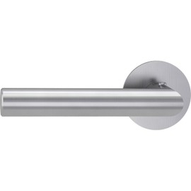 LUCIA PIATTA S smart2lock Door Handle with Locking Mechanism in Handle Closing / Locking without Key Rosette (DIN Left)
