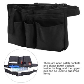 Belt Bag with Multiple Pockets, Multifunctional, Adjustable Waist Bag, Waiter, Multi-Pocket Waist Bag, Tool Organiser