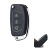 Replacement Key Shell for Hyundai Models, 3 Buttons Car Remote