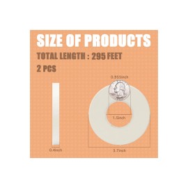 KIWIHUB White Artist Tape for Watercolor & Canvas, 0.4in x 295ft - Acid-Free