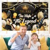 MELTELOT The Man The Myth The Legend Backdrop Banner,Large Size