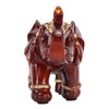 Elephant Statue Durable Resin Cute Elegant Attract Wealth Round Corner