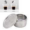 JTLB Reusable Coffee Capsule, 304 Stainless Steel Filter Pod, for
