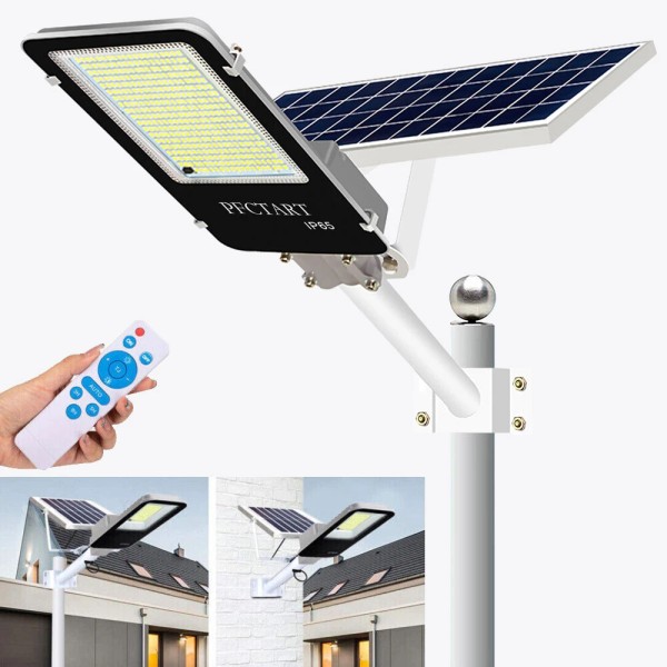 PFCTART 9000W Super Large Commercial Solar Street Light Dusk-Dawn Parking