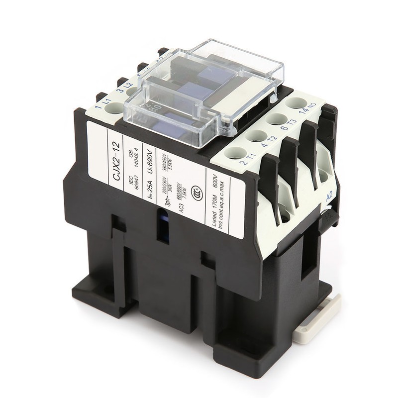 CJX2-1210 Rail Mount Contactor Industrial Electric Contactor (48V AC)