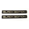 Gelz 2 x 106mm BLACK EDITION Domed Stickers/Decals