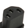 IEC320 C6 to C13 Power Adapter 90 Degree 2.5A‑10A 250V