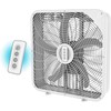 Aspen Box Fan 20 Inch with remote control Small Box