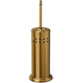 DOWRY Anti-Hand Off Toilet Plunger with Holder for Bathroom,Powerful Efficient Force Suction Cup,Heavy Duty, Deep Cleaning, Gold