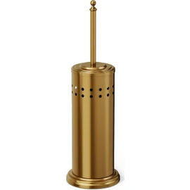 DOWRY Anti-Hand Off Toilet Plunger with Holder for Bathroom,Powerful Efficient Force Suction Cup,Heavy Duty, Deep Cleaning, Gold