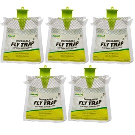 RESCUE! Outdoor Disposable Hanging Fly Trap - 5 Traps