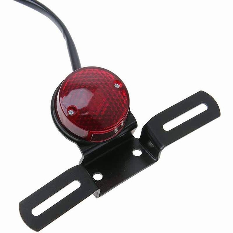 Krtopo Tail Brake Stop Motorcycle Turn Signal Light Red Chopped