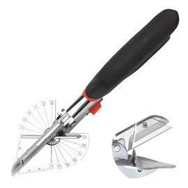 Multifunctional Mitre Shears Cutter Tool, 45° - 135° Mitre Shears for Cutting Wood Moulding, Trunking Venetian Blind Cutter Round Cutting Tool for Cutting PVC PPR PE Pipe, Wood, Branch, Wire, Etc