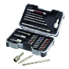 Bosch Concrete Drill Bit Set 35 Pieces Drill Bit Bits Kit + Case