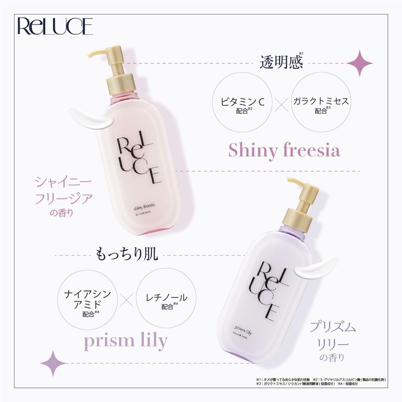 Liluce Skin Milk Lotion Shiny Freesia