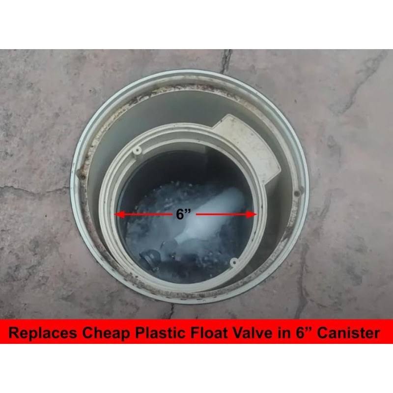 Float Tec Letro Pentair T26 EZ Adjustment Brass Float Valve