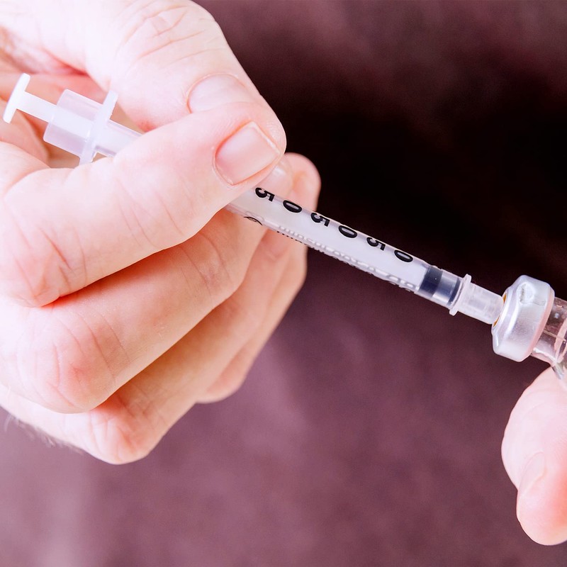 HaBeuniver 20 Pack 1ml 1cc Plastic Measuring Cylinder with 30Ga