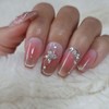 Lovely Butterfly Handmade Nail Tip Cheek Magnet - Point /