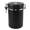 Coffee Canister 1800ml 304 Stainless Steel Window Design One Way