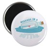 CafePress MESSAGE IN A BOTTLE Magnets 2.25" Round Magnet (10