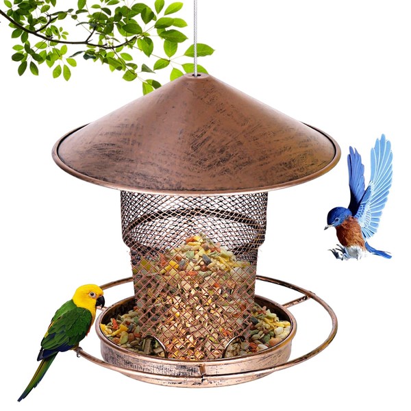 YYTECH Hanging Bird Feeder Foldable Bird Feeder Bird House Weatherproof