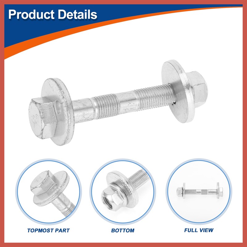 ACROPIX Camber Eccentric Bolt Rear Alignment Bolt for Toyota Highlander