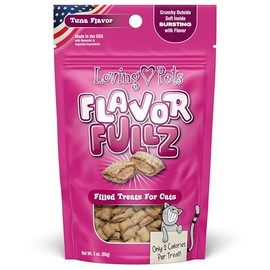 Loving Pets Flavorfullz Filled Treats for Cats, Tuna 3 oz.